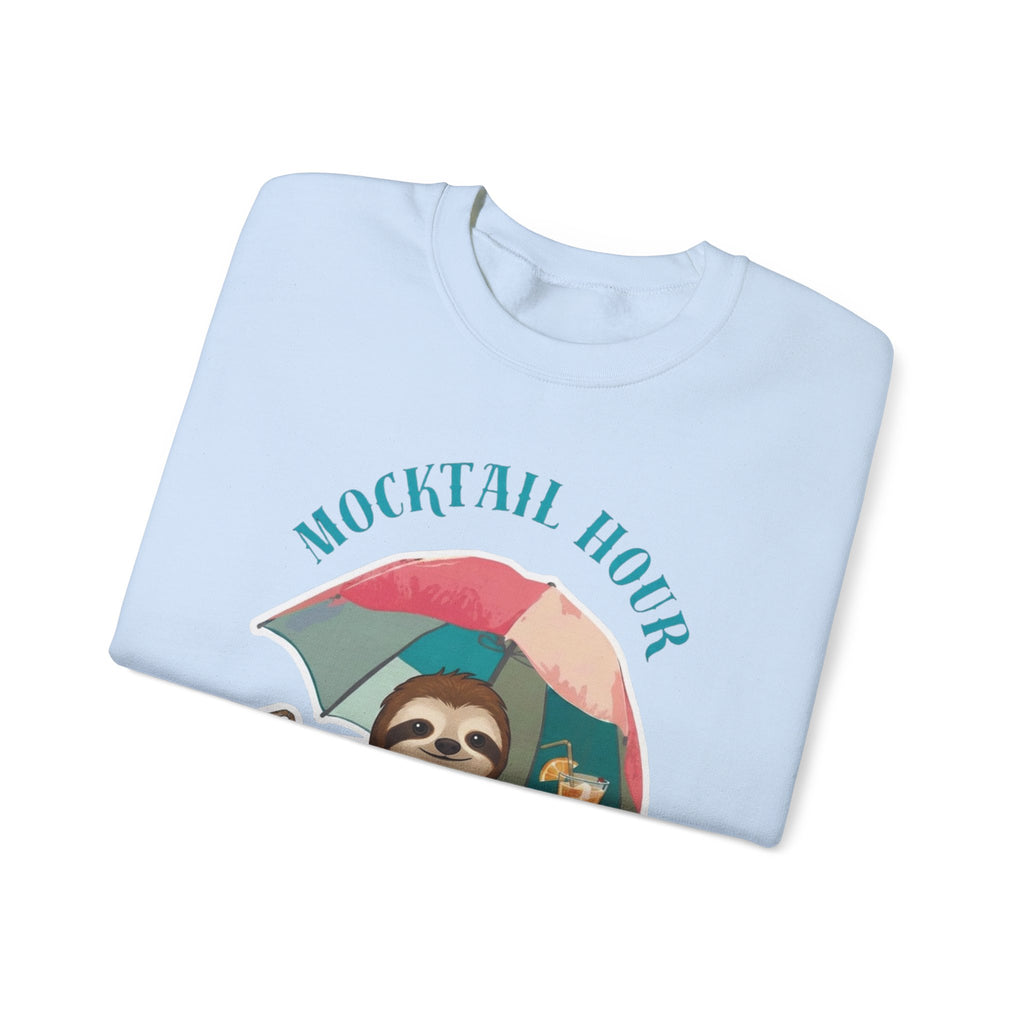 Mocktail Hour Sloth Sweatshirt
