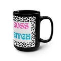 Boss Bitch Leopard Accent Black 15oz Mug