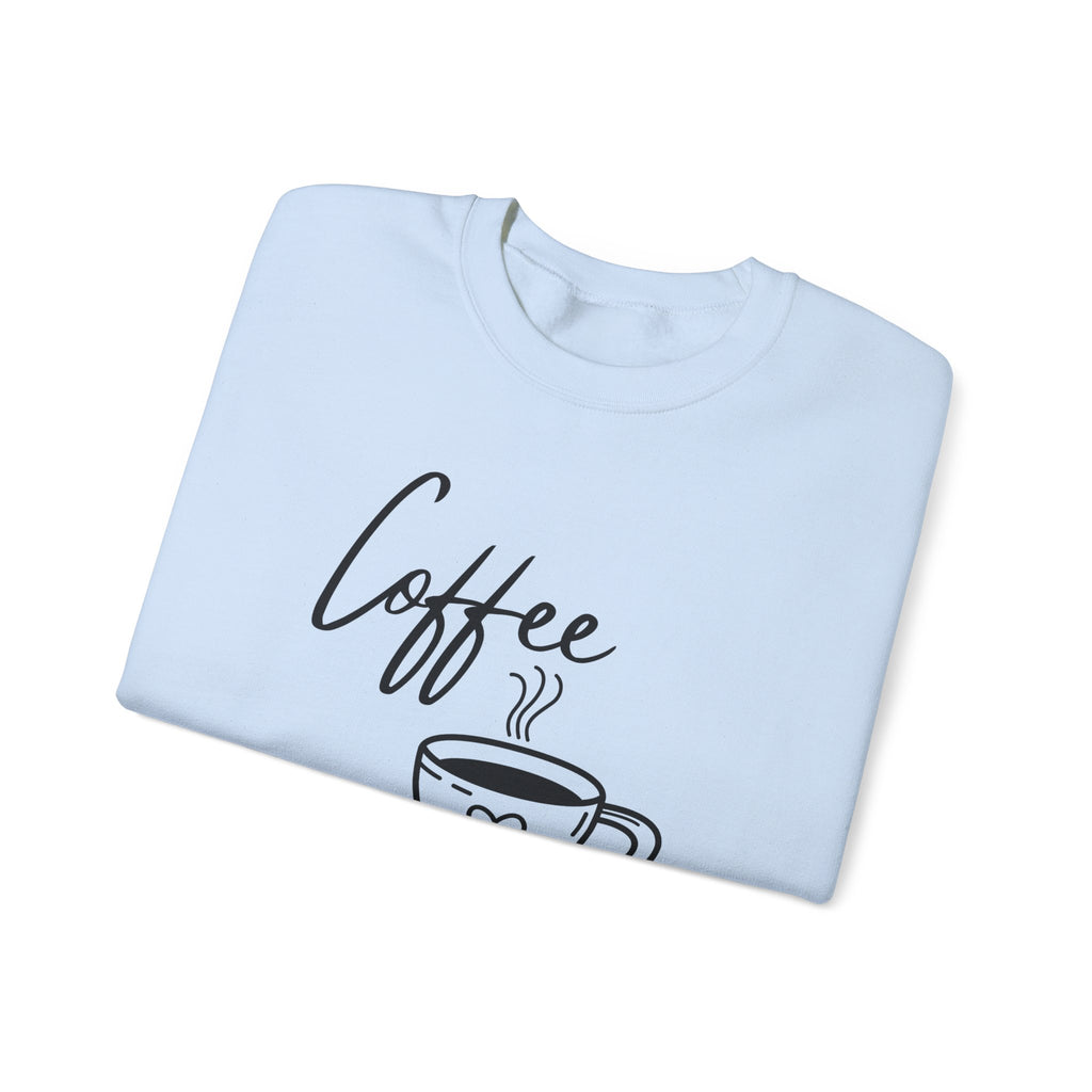 Coffee Weather Sweatshirt — Cozy Crewneck with Coffee Cup Design