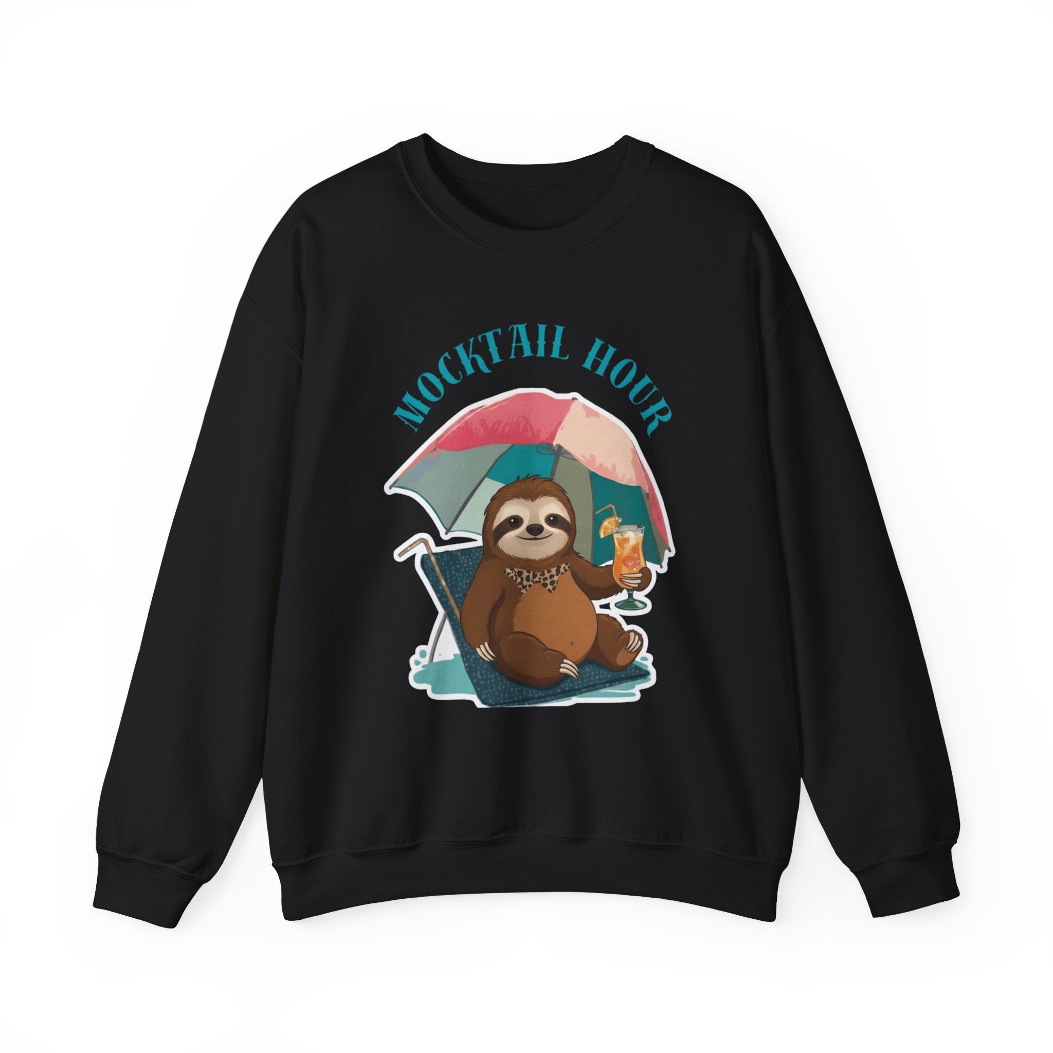 Mocktail Hour Sloth Sweatshirt