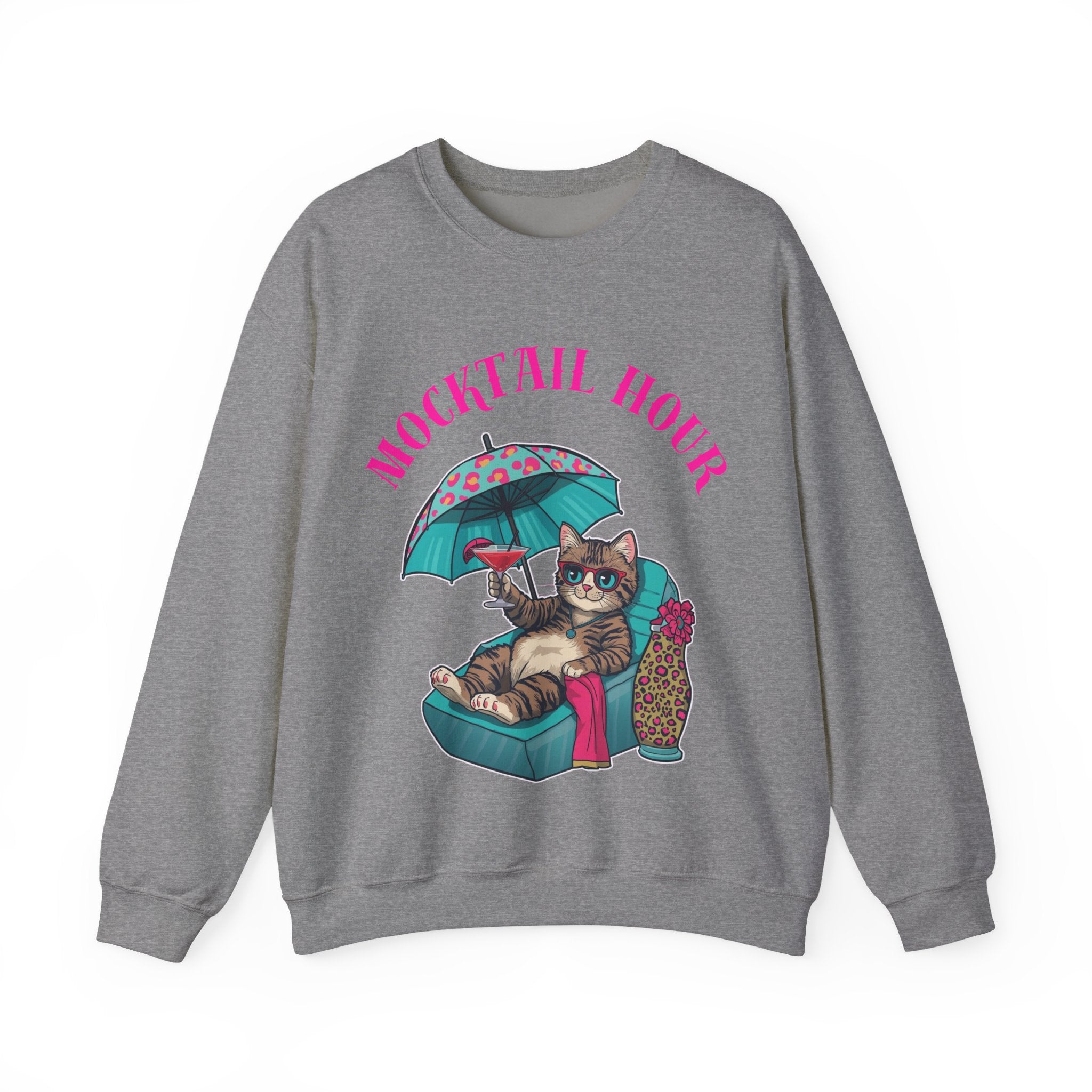 Mocktail Hour Cat Sweatshirt