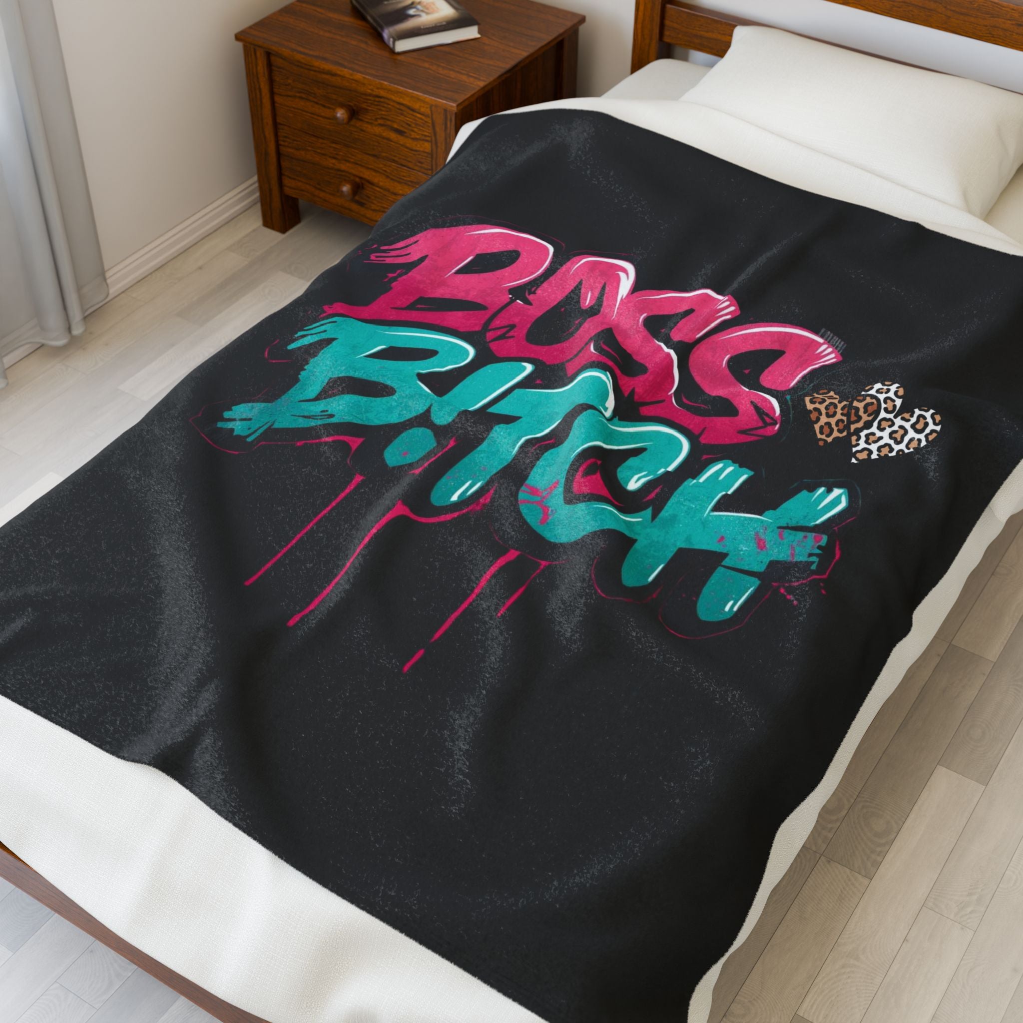 Boss Bitch Velvateen Blanket