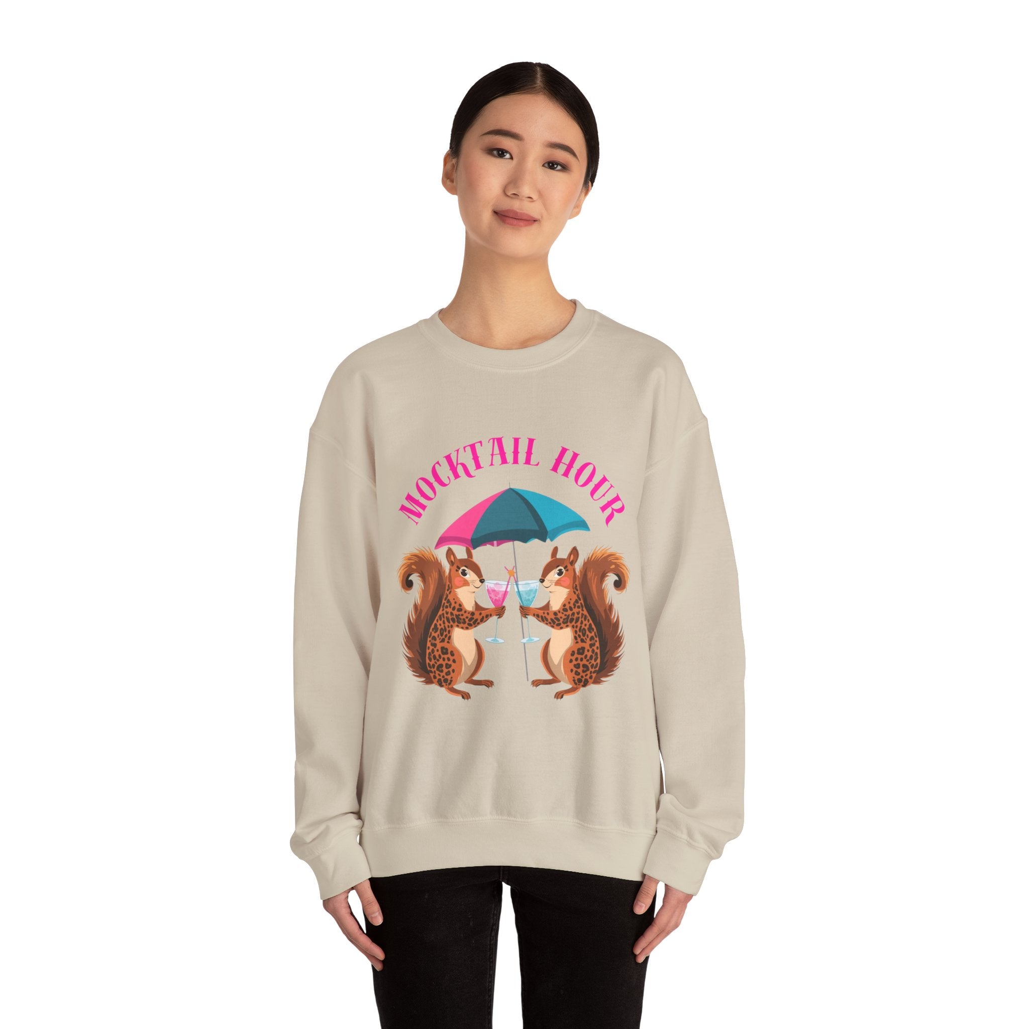 'Mocktail Hour" Squirrel Sweatshirt