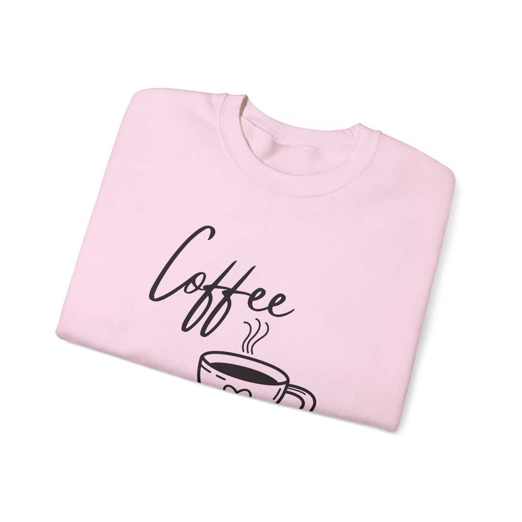 Coffee Weather Sweatshirt — Cozy Crewneck with Coffee Cup Design