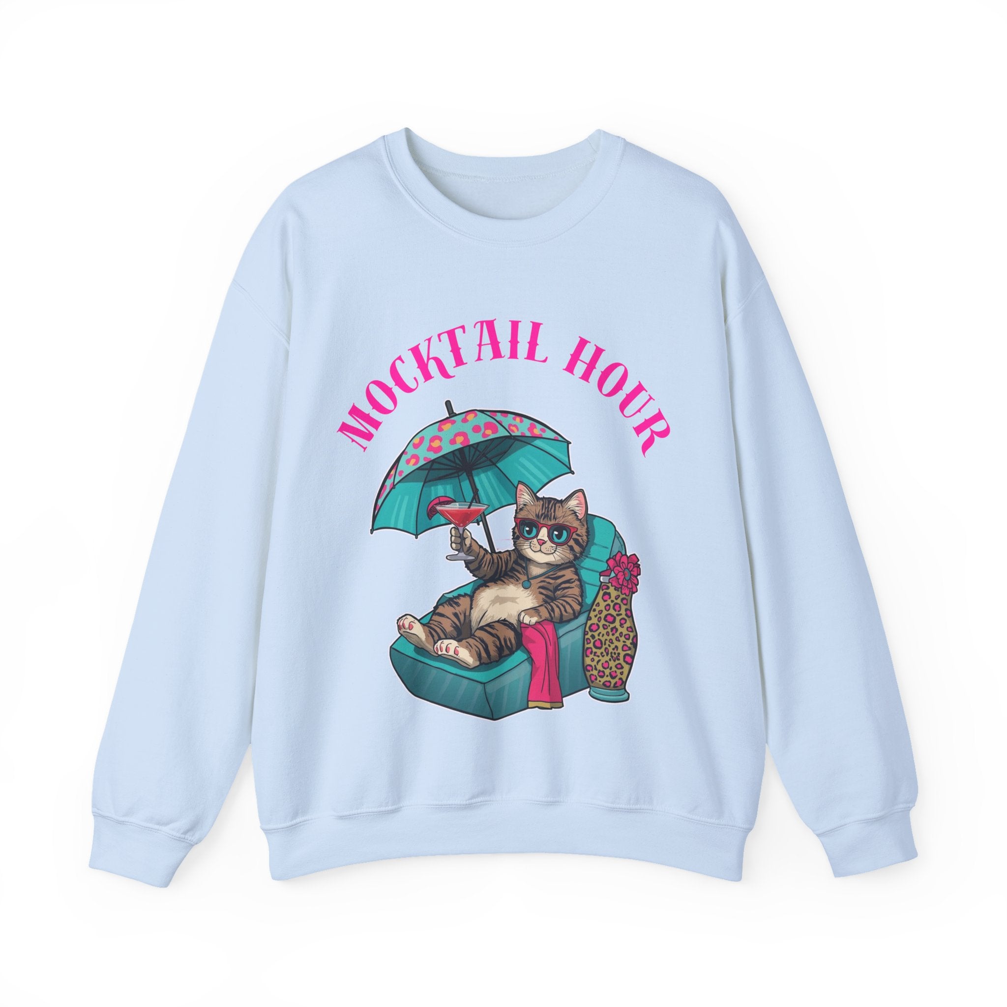 Mocktail Hour Cat Sweatshirt