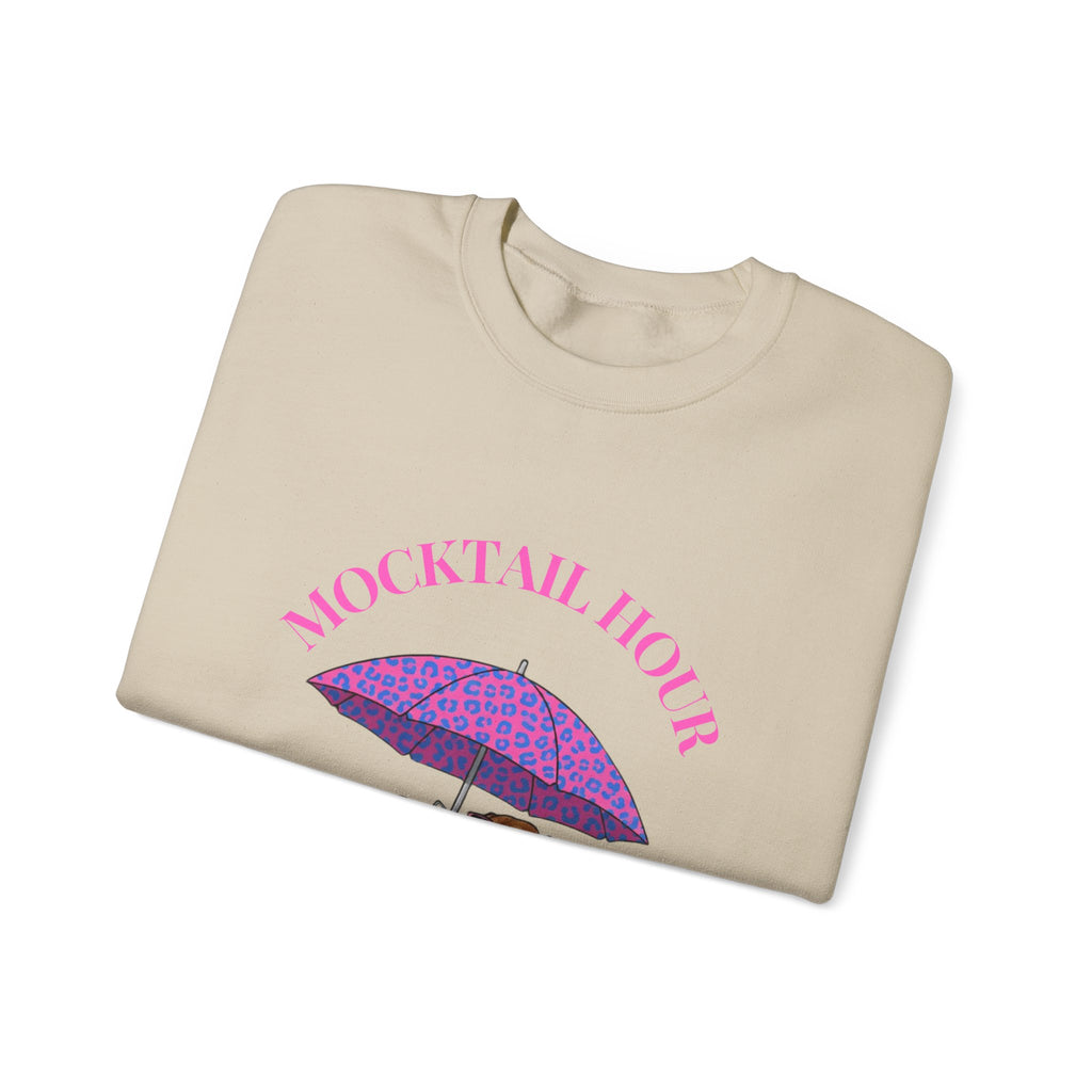 Dachshund Mocktail Hour Crewneck Sweatshirt