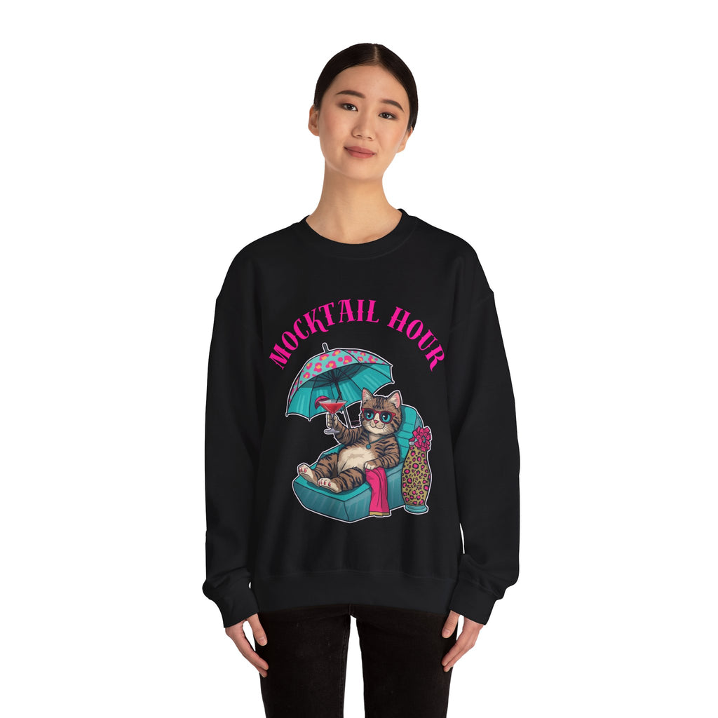 Mocktail Hour Cat Sweatshirt