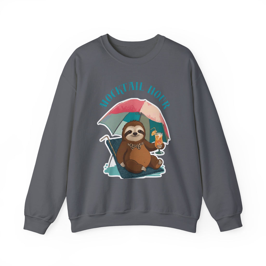Mocktail Hour Sloth Sweatshirt