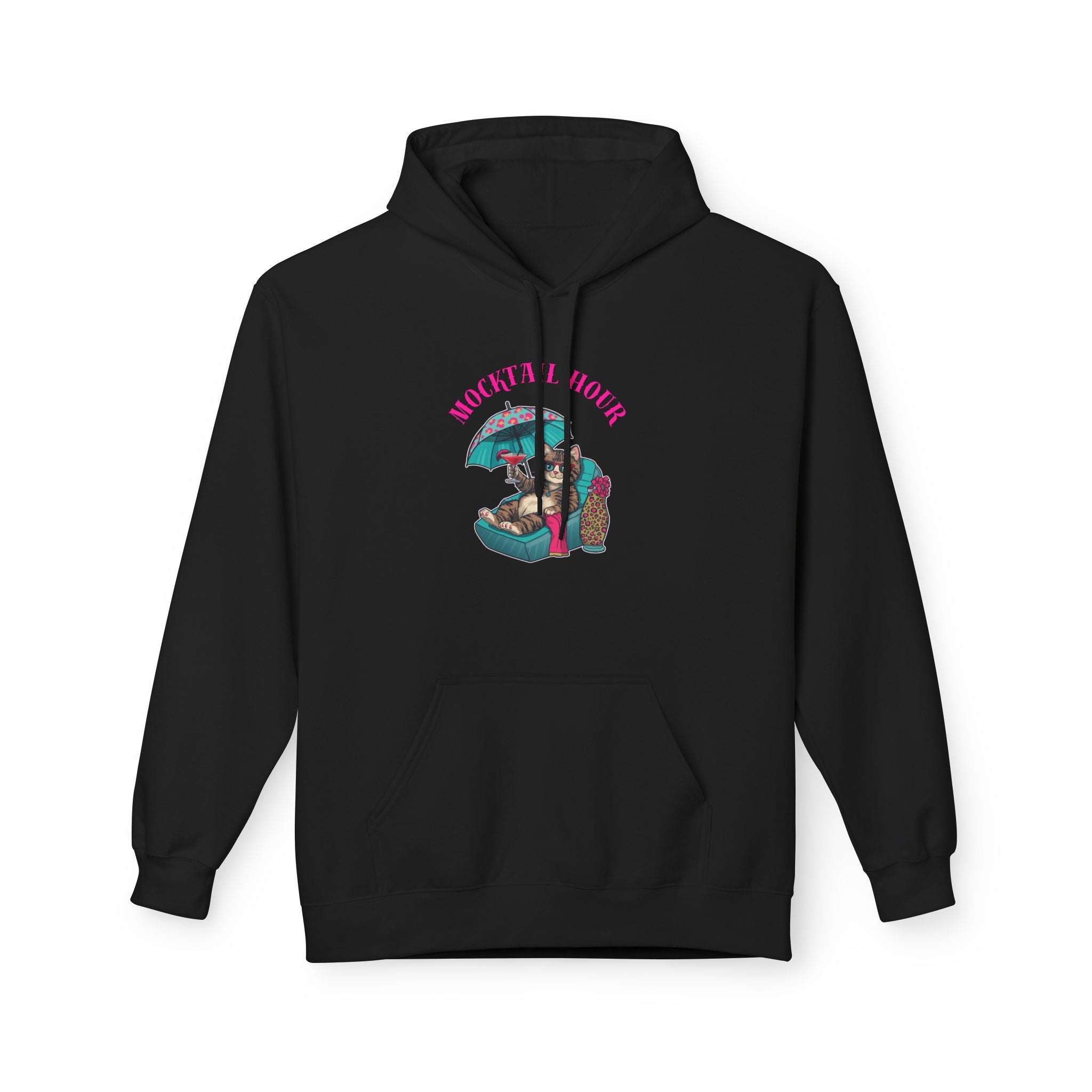 Mocktail Hour Cat Hoodie