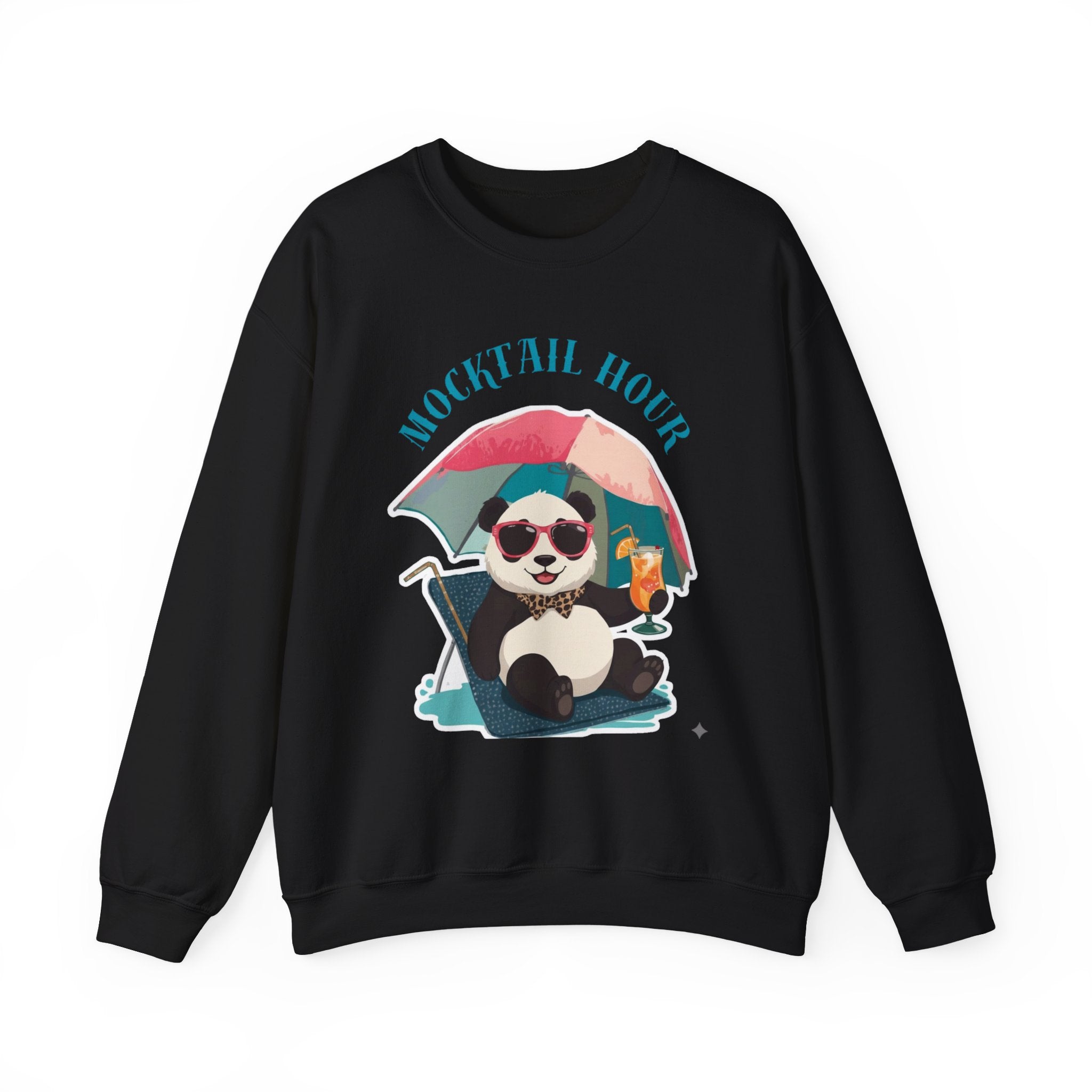 Mocktail Hour Panda Sweatshirt Crewneck