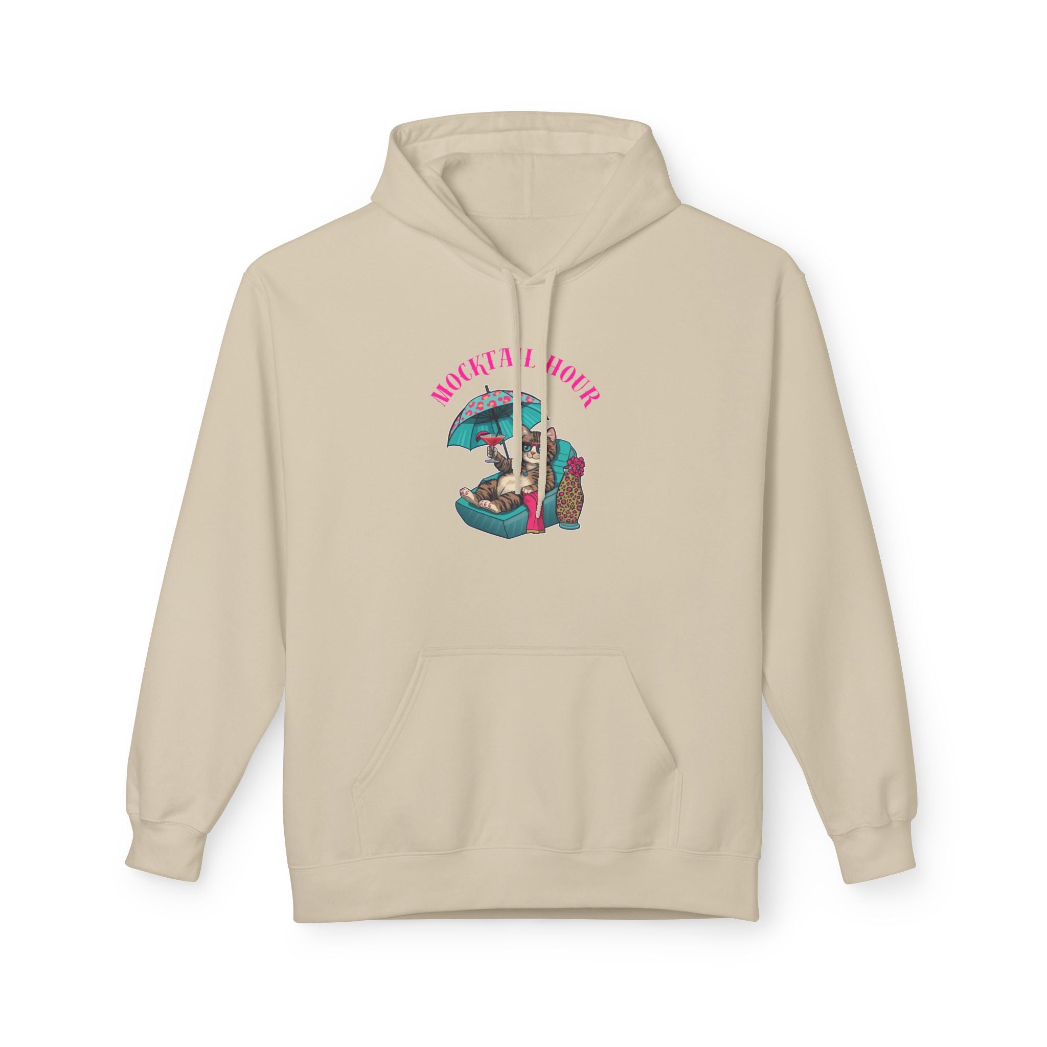 Mocktail Hour Cat Hoodie