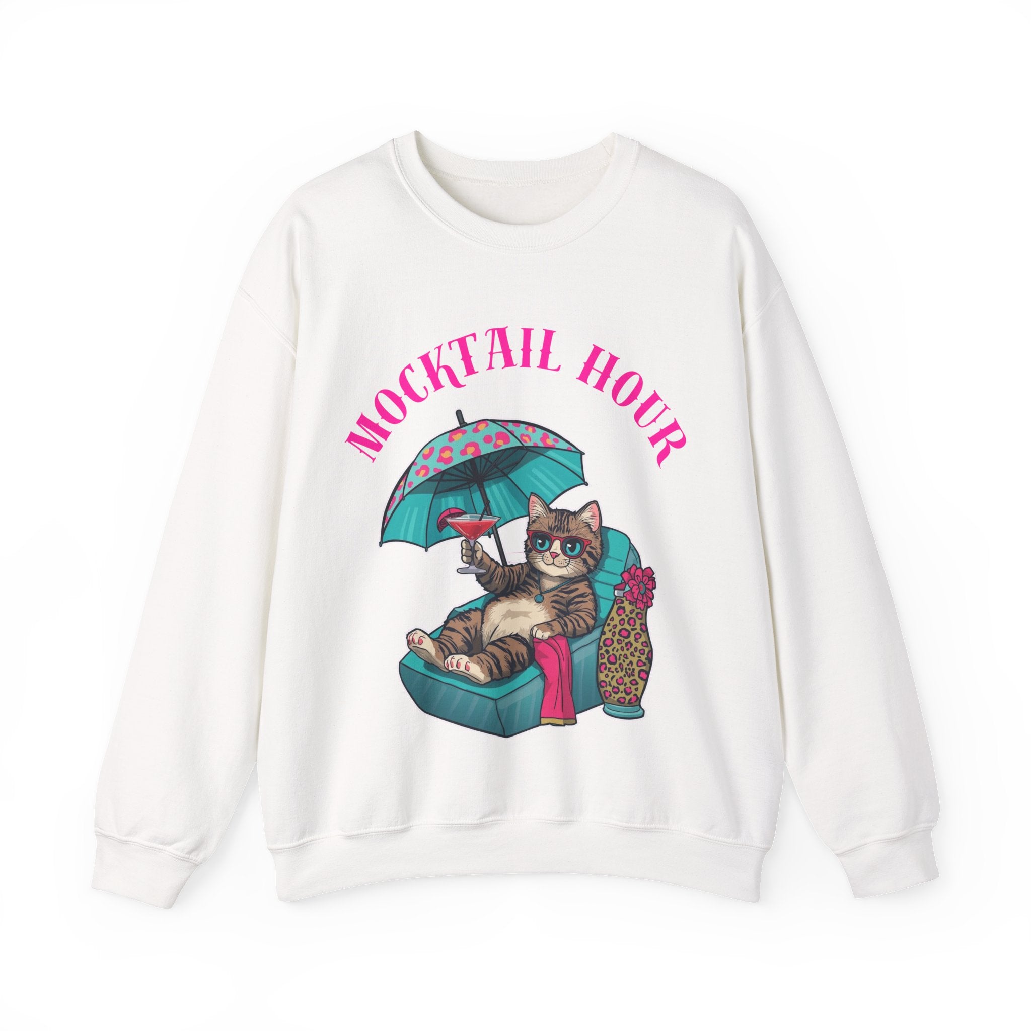 Mocktail Hour Cat Sweatshirt
