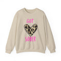 Got Sober Leopard Heart Sweatshirt