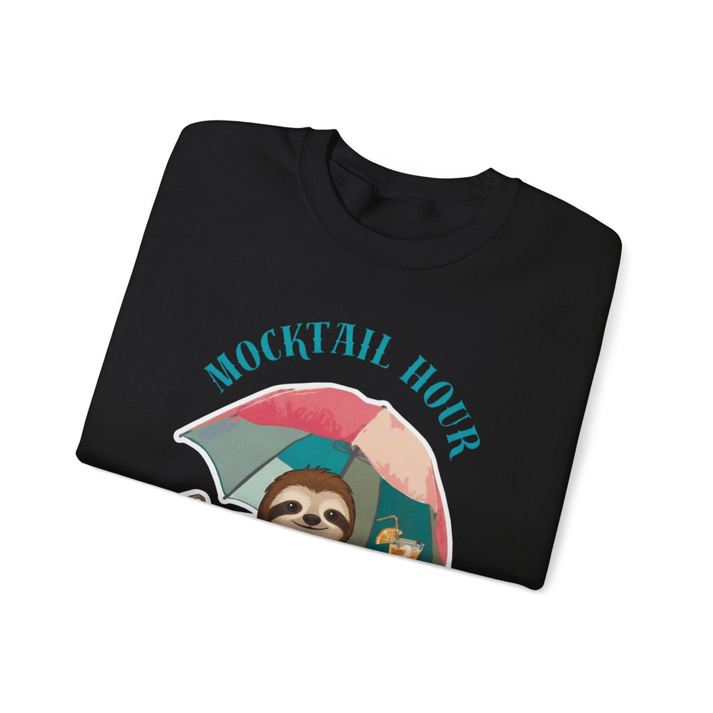 Mocktail Hour Sloth Sweatshirt