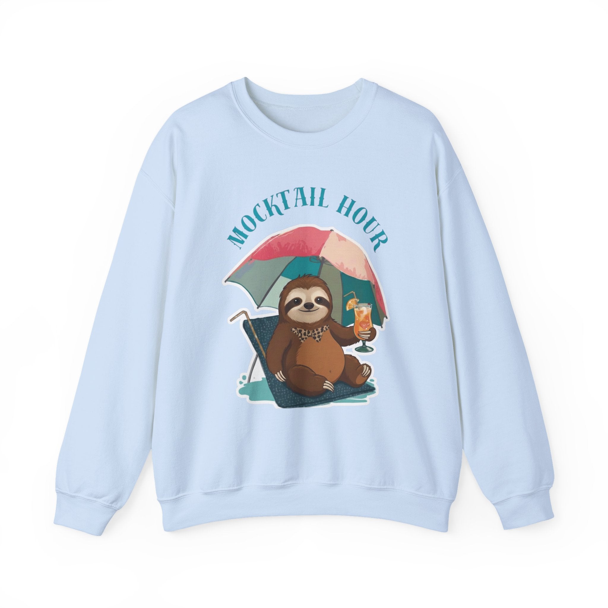Mocktail Hour Sloth Sweatshirt