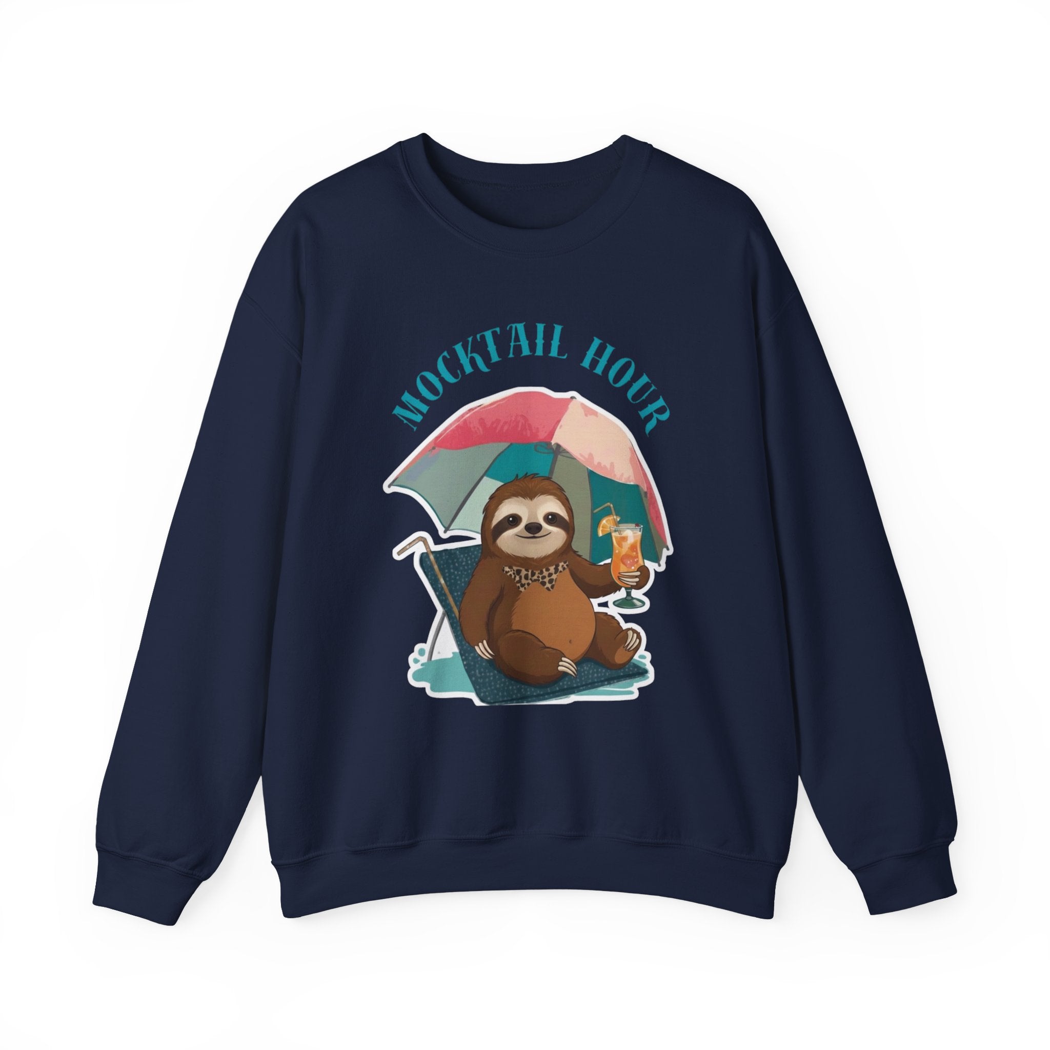 Mocktail Hour Sloth Sweatshirt