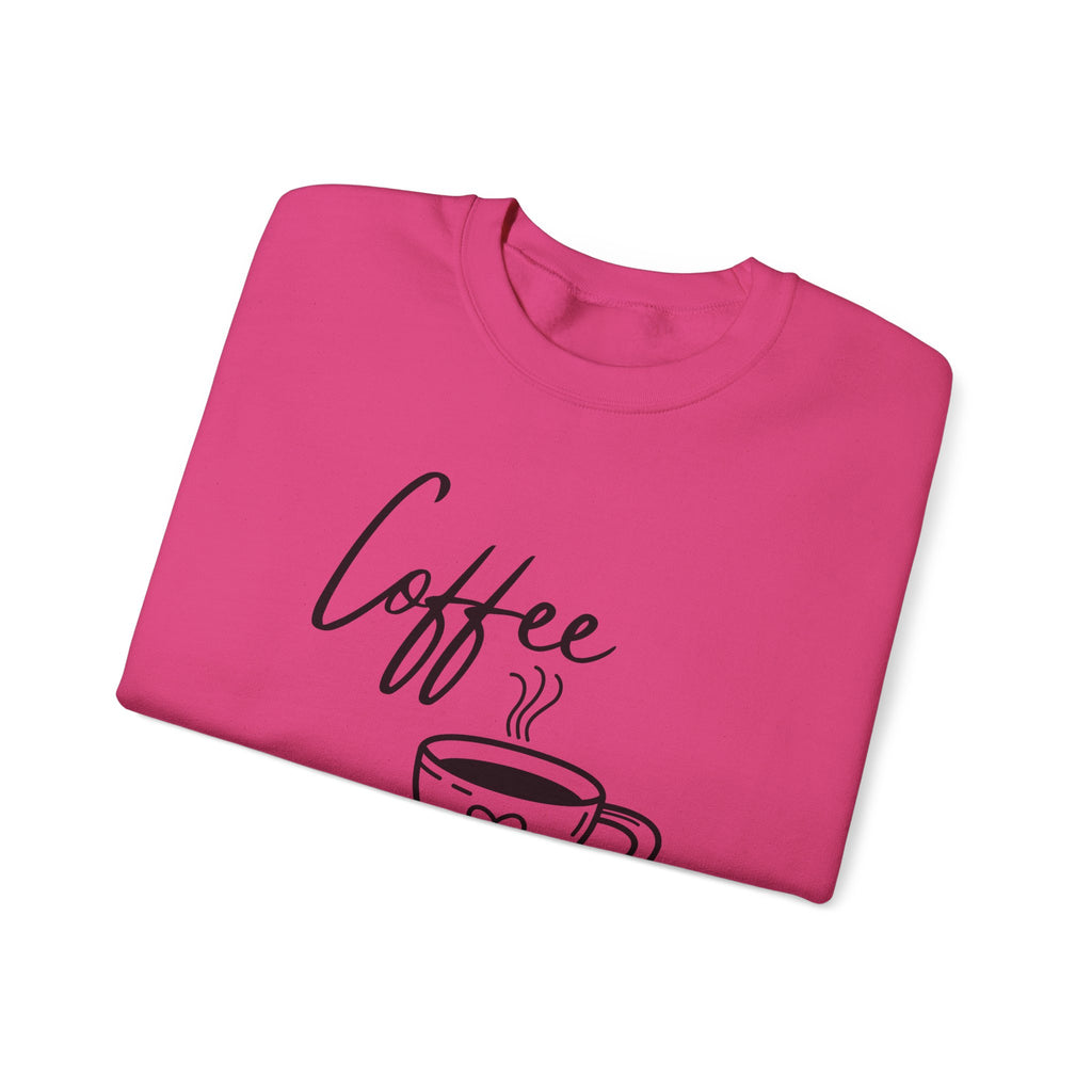 Coffee Weather Sweatshirt — Cozy Crewneck with Coffee Cup Design