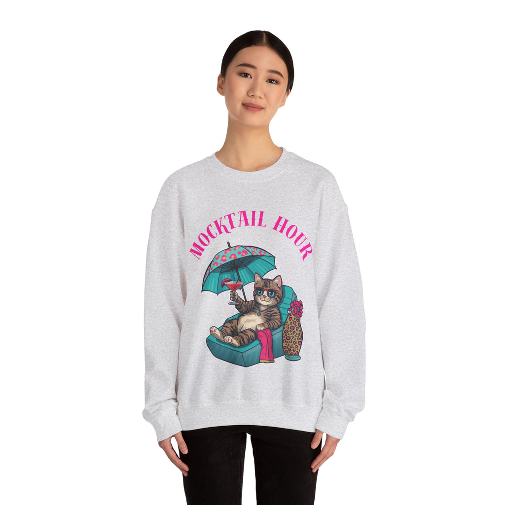 Mocktail Hour Cat Sweatshirt