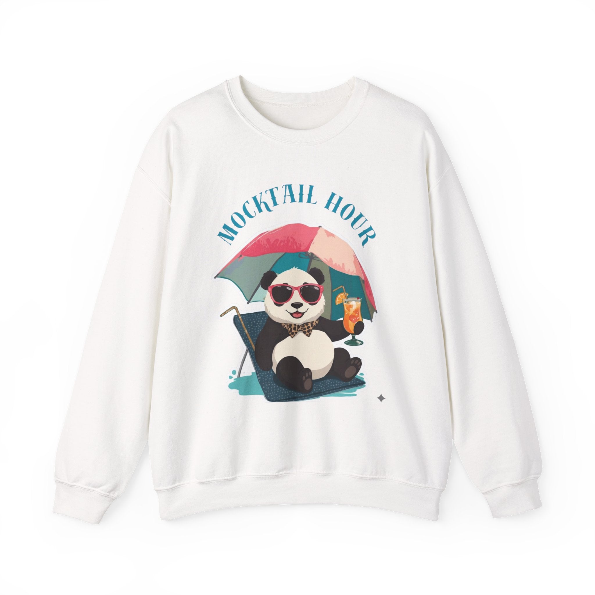 Mocktail Hour Panda Sweatshirt Crewneck