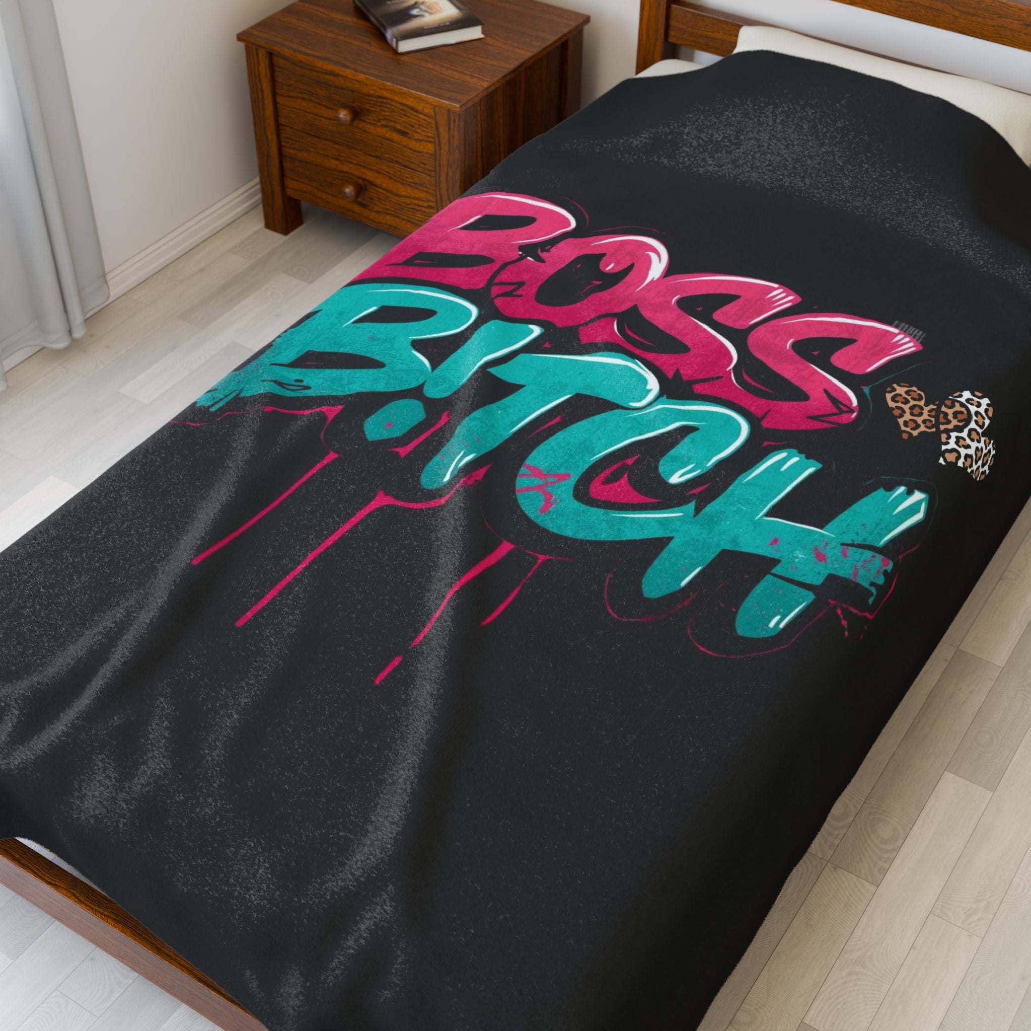 Boss Bitch Velvateen Blanket