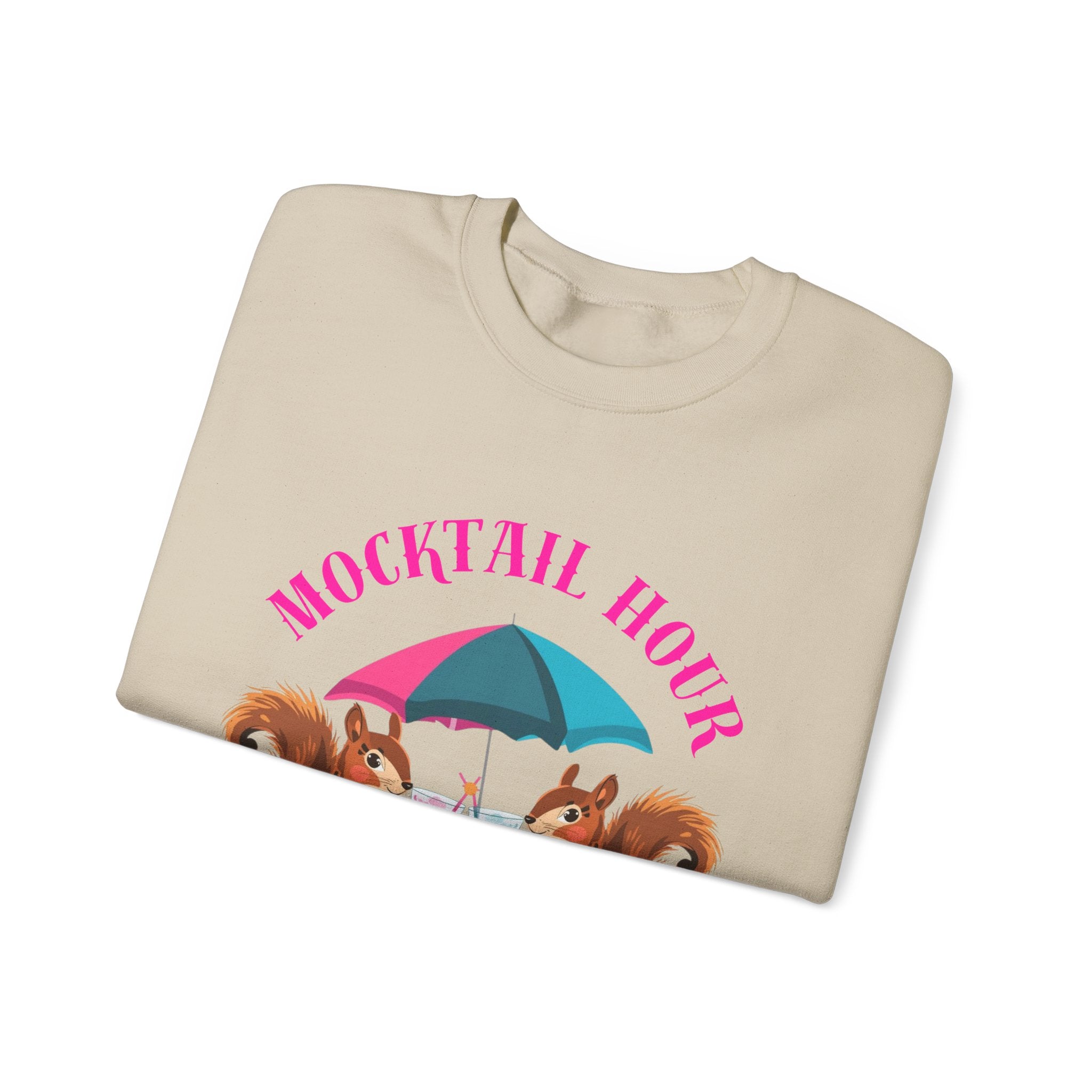 'Mocktail Hour" Squirrel Sweatshirt