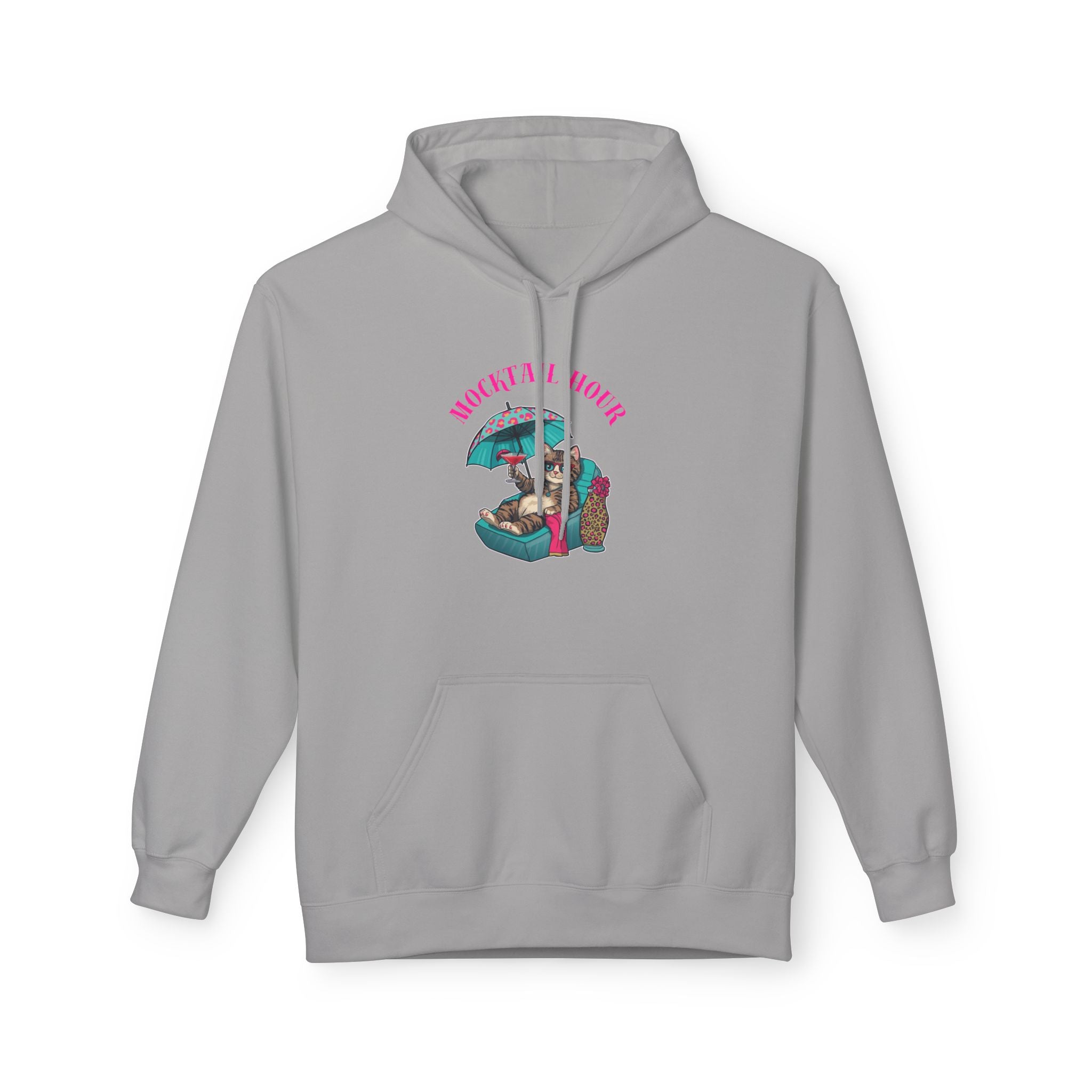 Mocktail Hour Cat Hoodie