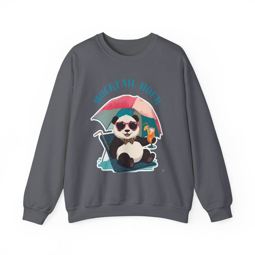 Mocktail Hour Panda Sweatshirt Crewneck