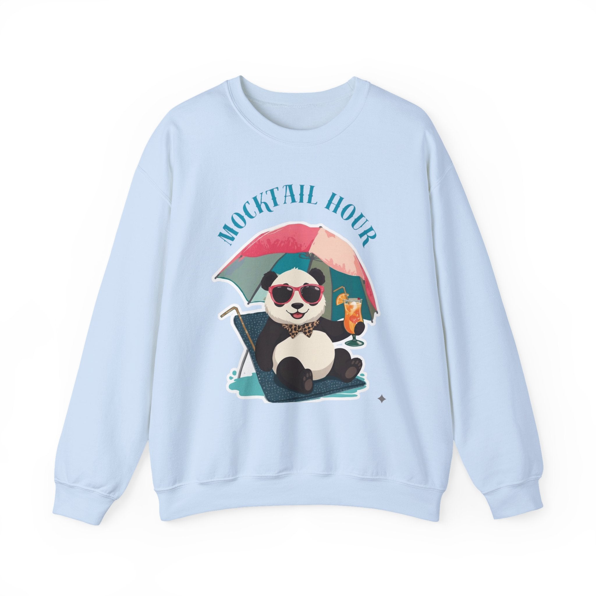 Mocktail Hour Panda Sweatshirt Crewneck