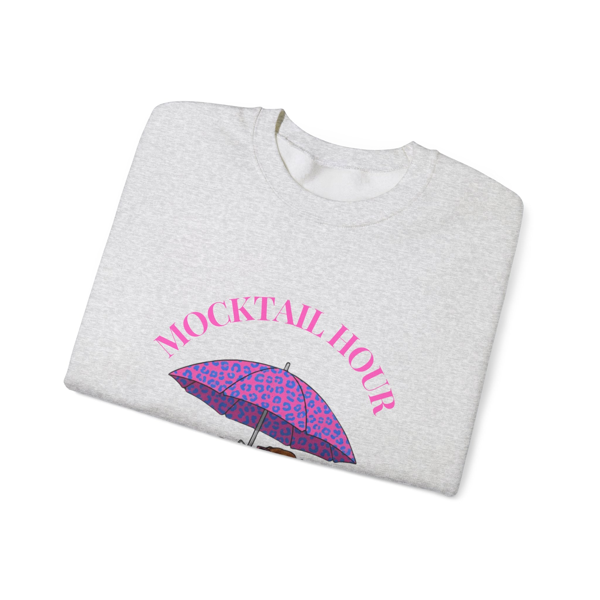 Dachshund Mocktail Hour Crewneck Sweatshirt