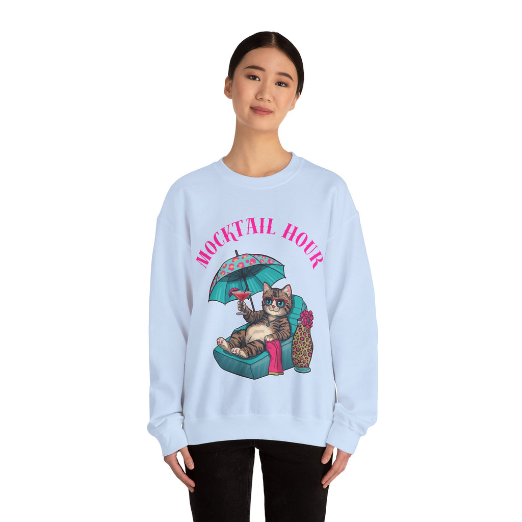 Mocktail Hour Cat Sweatshirt