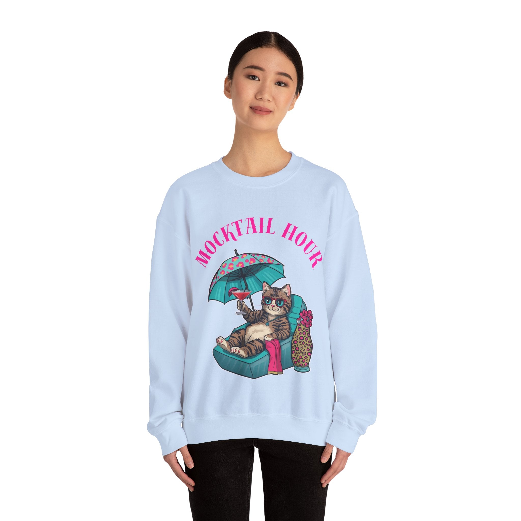 Mocktail Hour Cat Sweatshirt