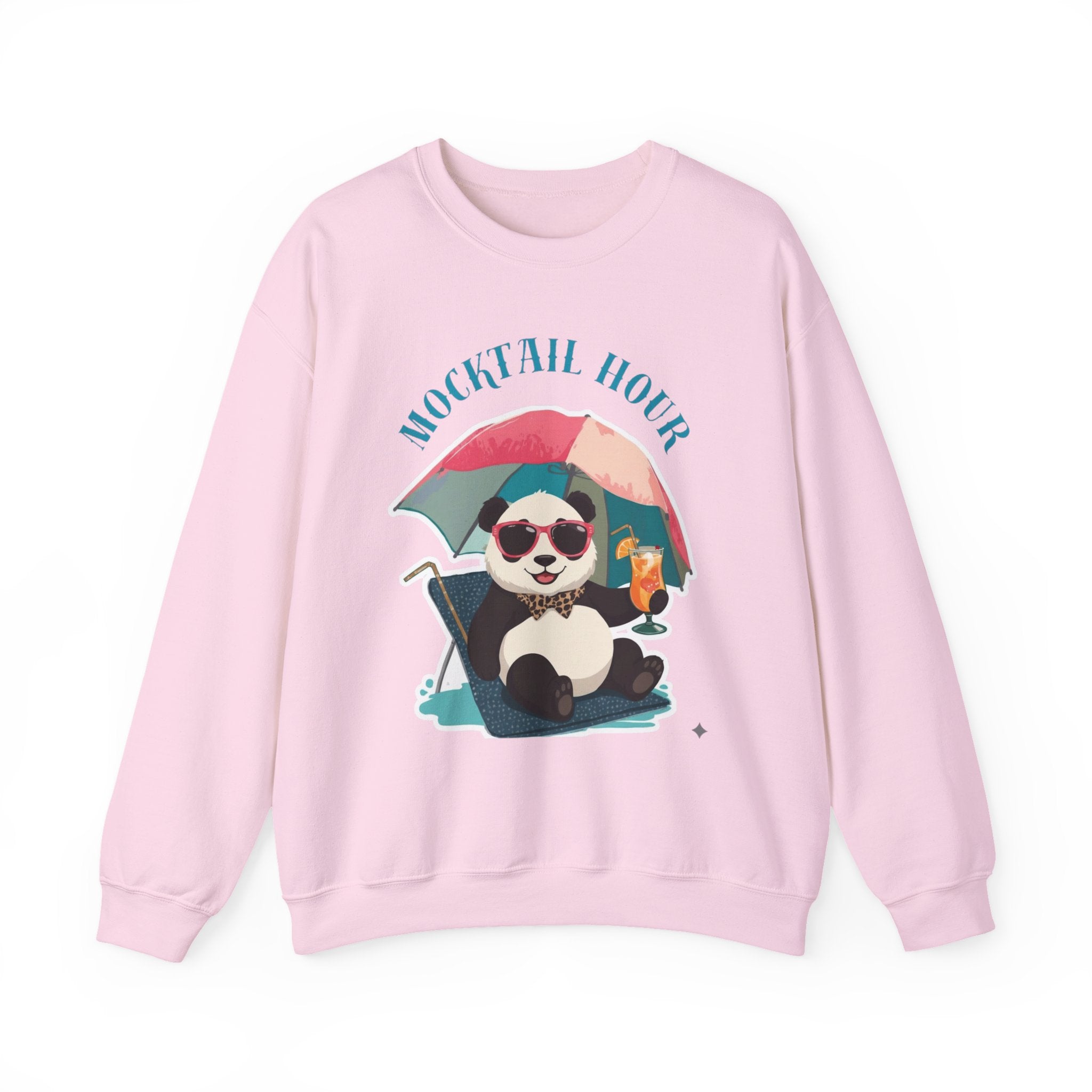 Mocktail Hour Panda Sweatshirt Crewneck