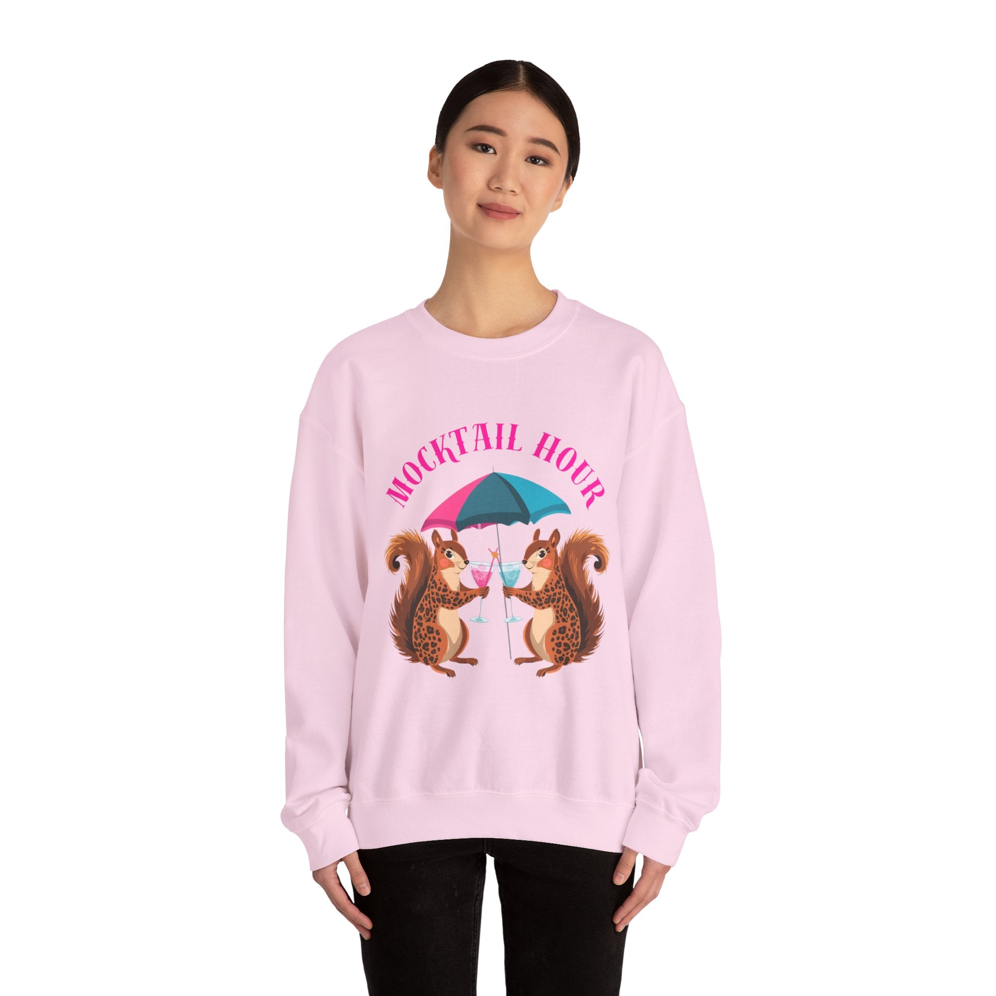 'Mocktail Hour" Squirrel Sweatshirt
