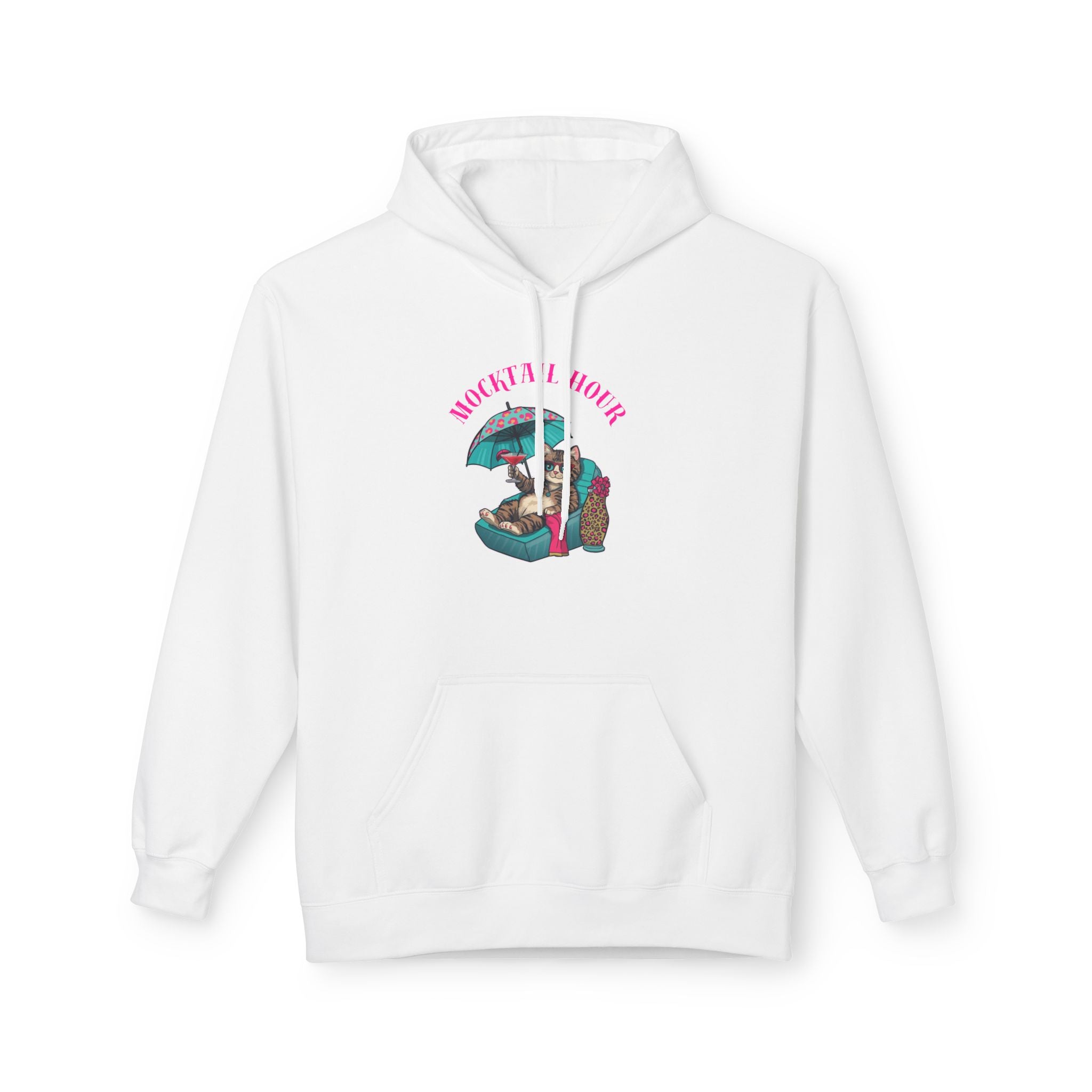 Mocktail Hour Cat Hoodie