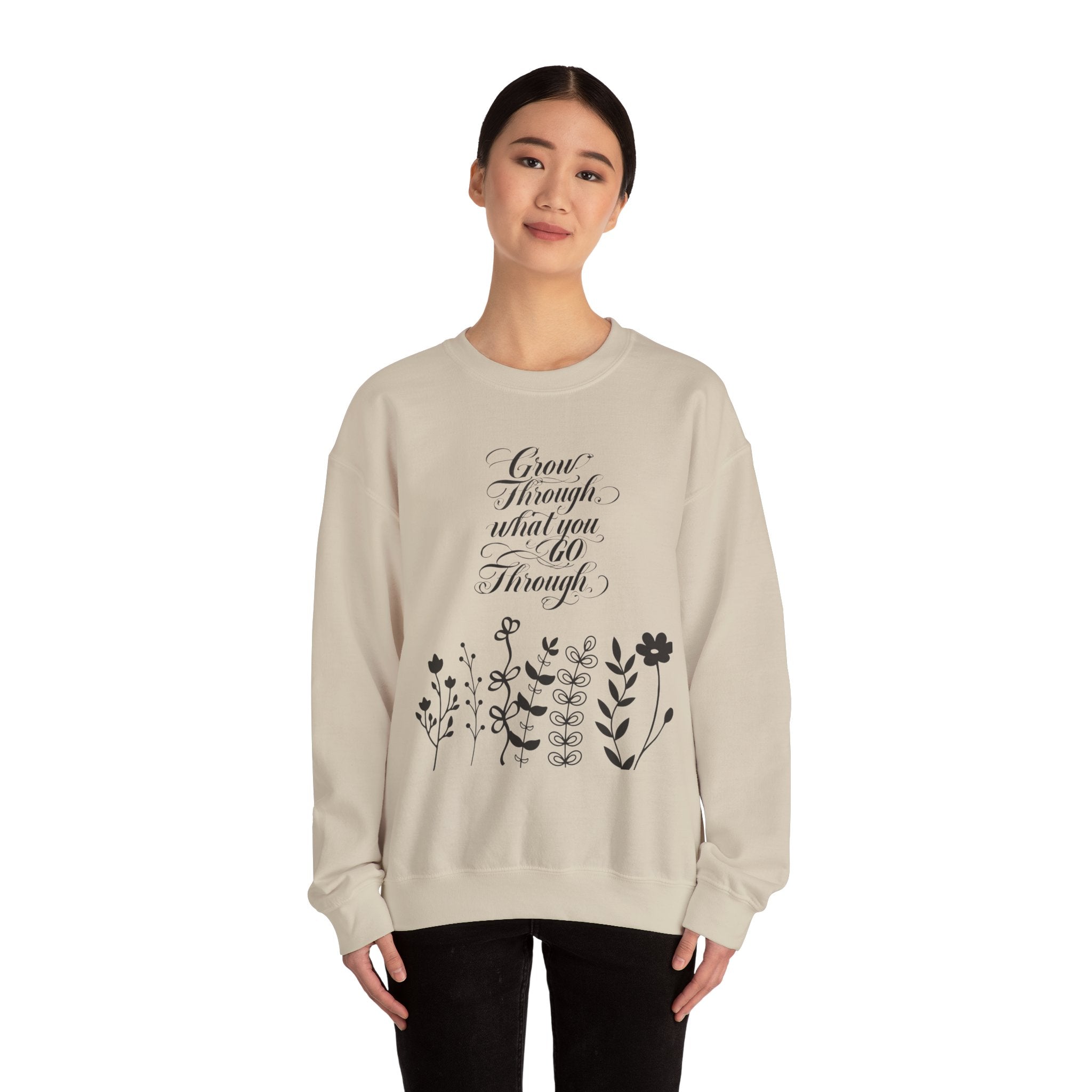 "Grow Through What You Go Through" Crewneck Sweatshirt