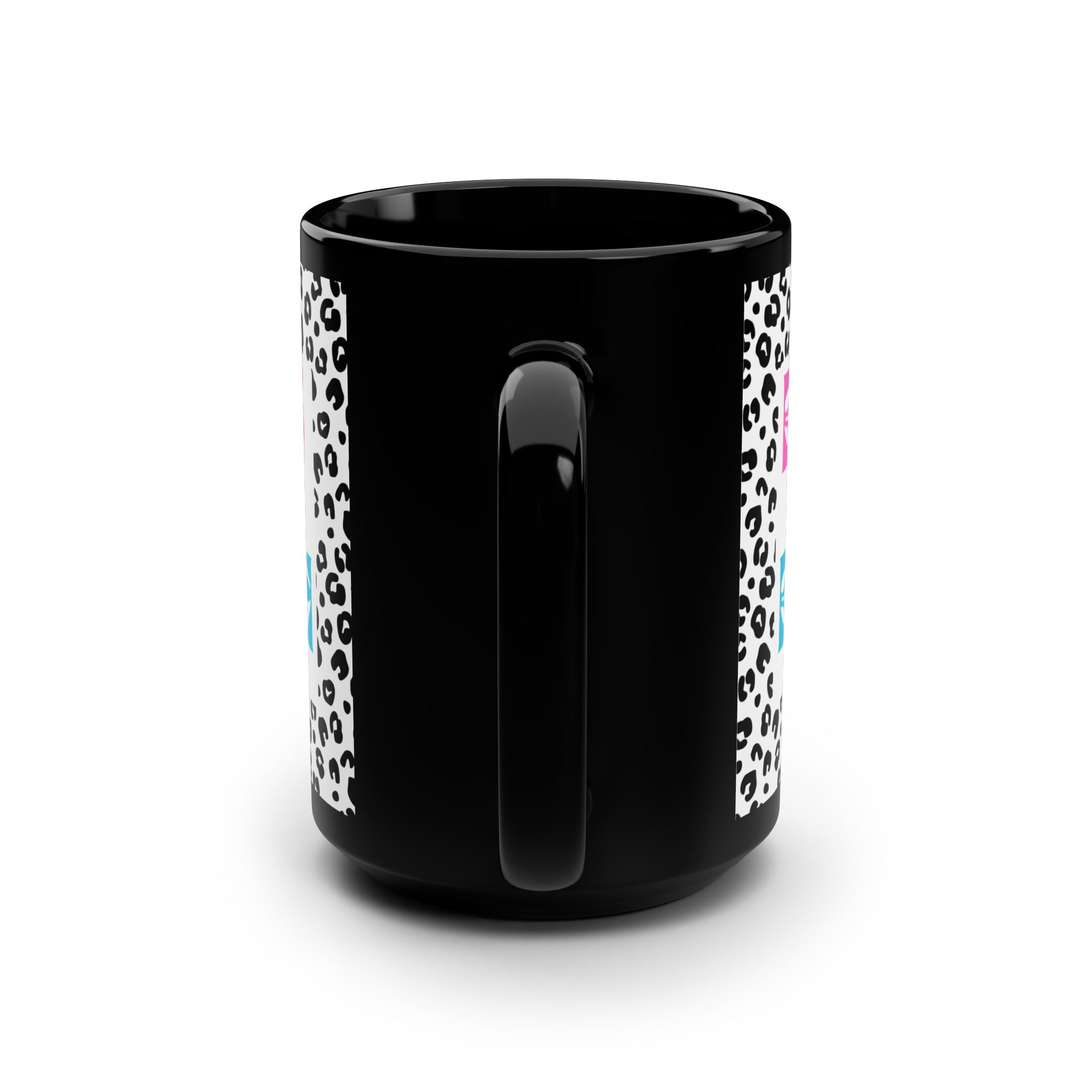 Boss Bitch Leopard Accent Black 15oz Mug