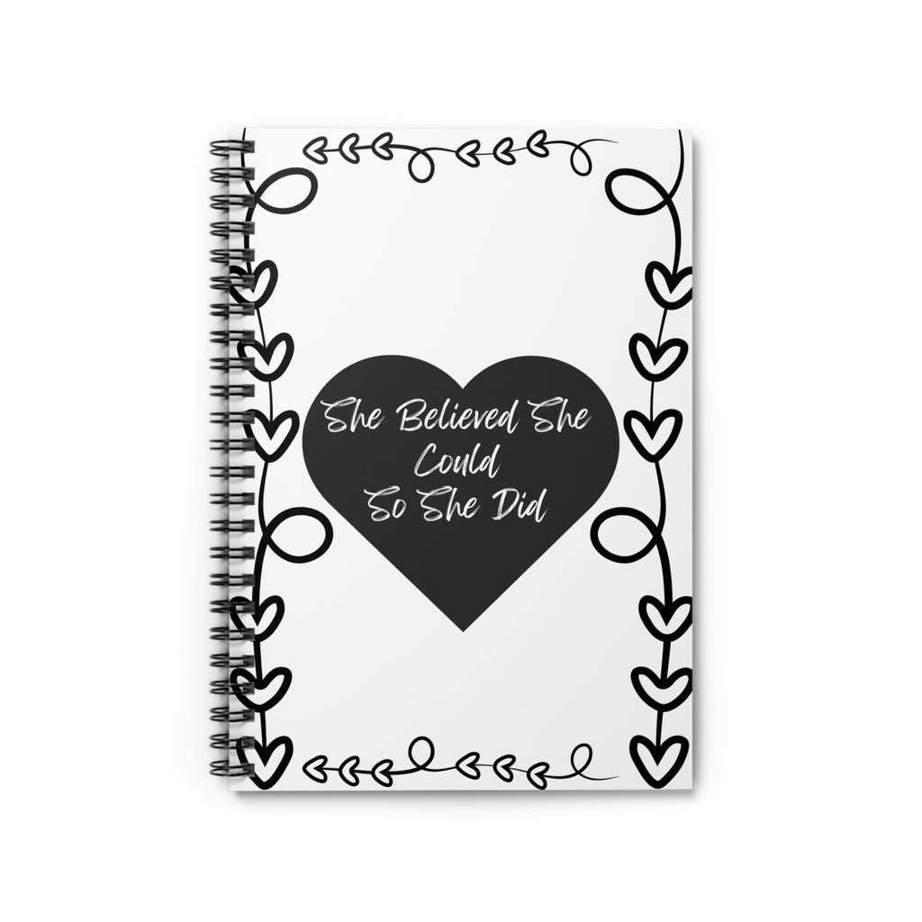 She Believed She Could, So She Did Journal
