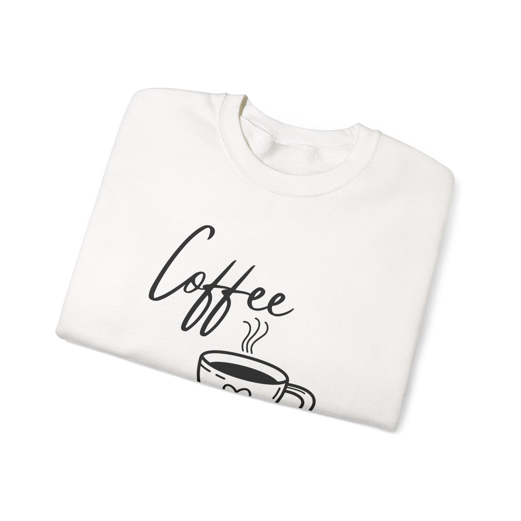 Coffee Weather Sweatshirt — Cozy Crewneck with Coffee Cup Design