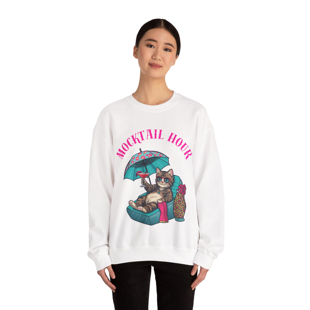 Mocktail Hour Cat Sweatshirt