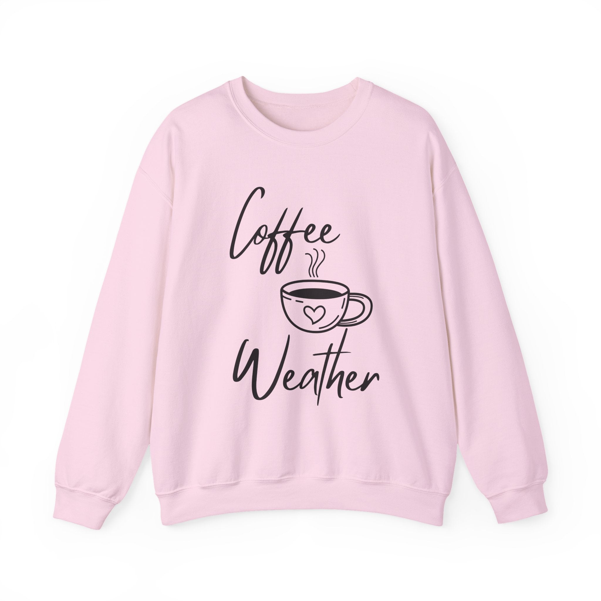 Coffee Weather Sweatshirt — Cozy Crewneck with Coffee Cup Design