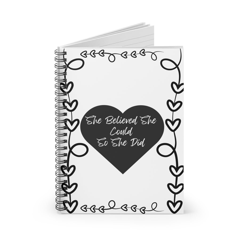 She Believed She Could, So She Did Journal