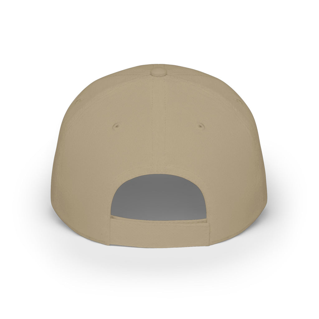 Mocktail Queen Cap — Embroidered Black Low Profile Baseball Hat.