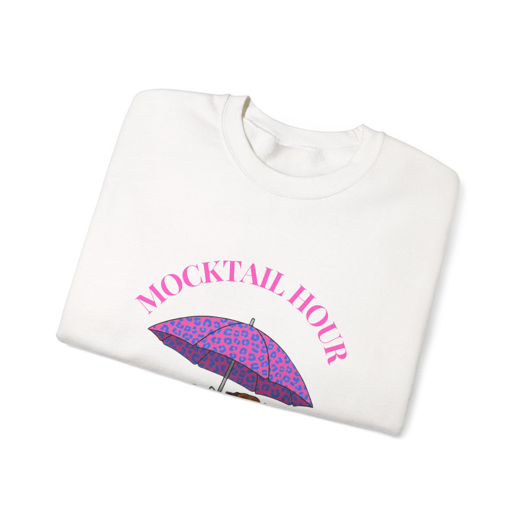 Dachshund Mocktail Hour Crewneck Sweatshirt