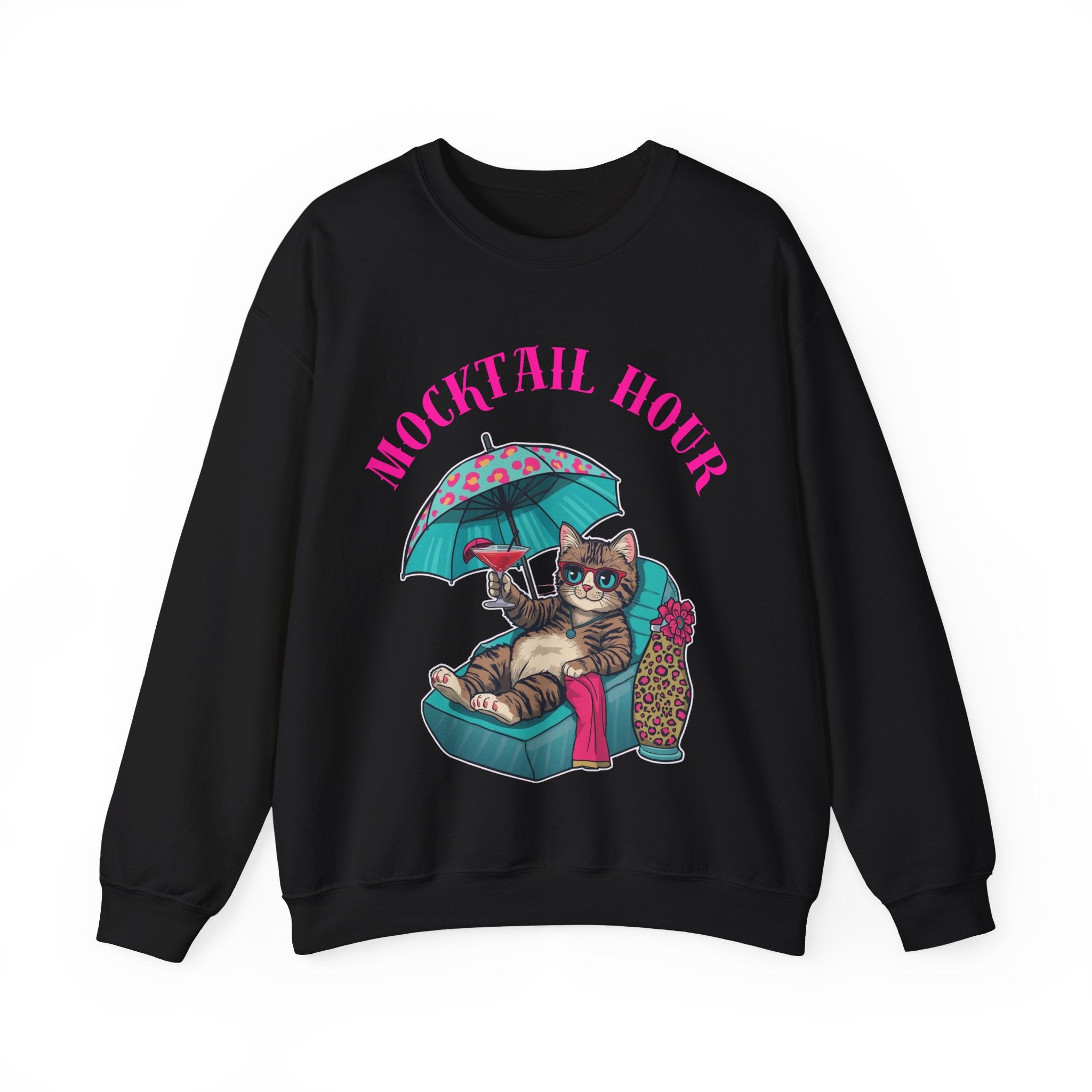 Mocktail Hour Cat Sweatshirt