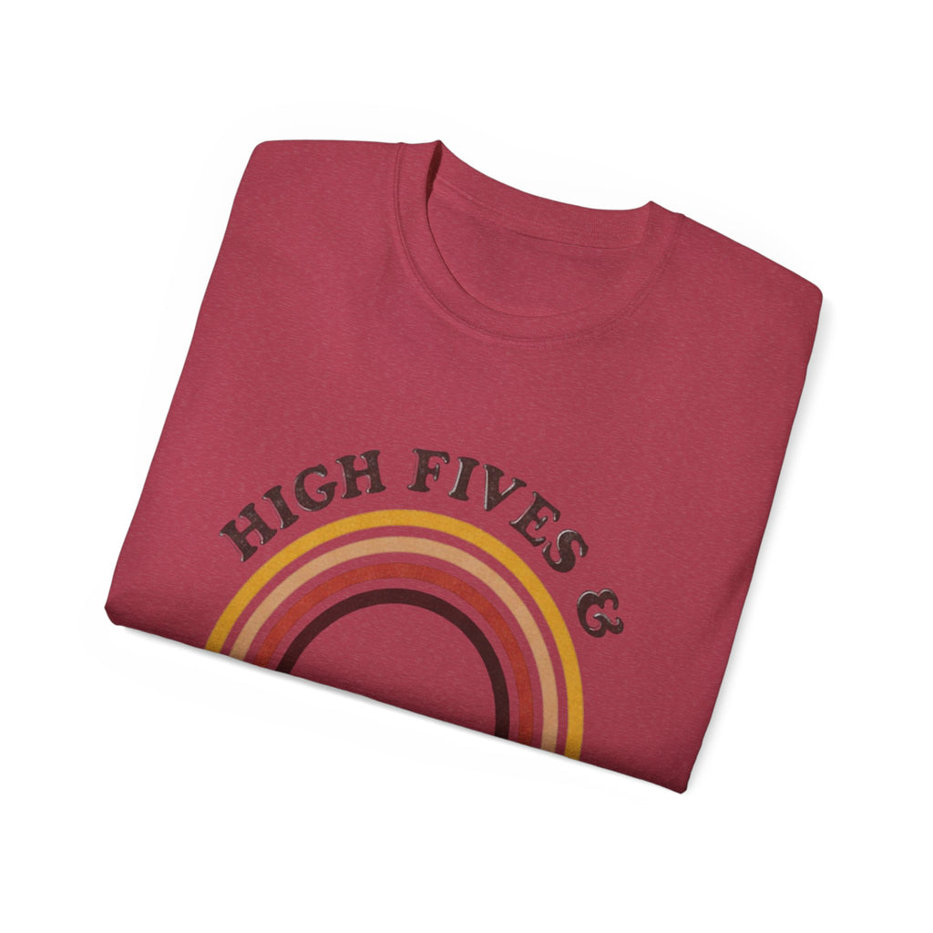 High Fives and Good Vibes Unisex TEE